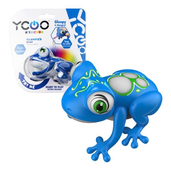 YCOO Gloopies Žaba s magnetnim jezikom Plava