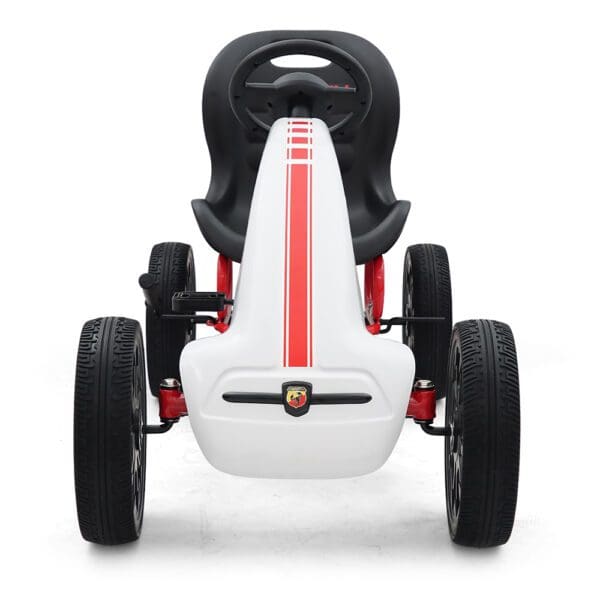 Dječji go kart s pedalama Abarth Bijeli