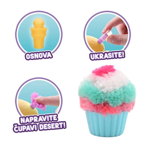 Fuzzy Sweets Uradi sam desert za ukrašavanje