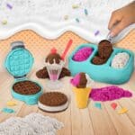 Kinetički pijesak Sladoled set s kalupima i alatima