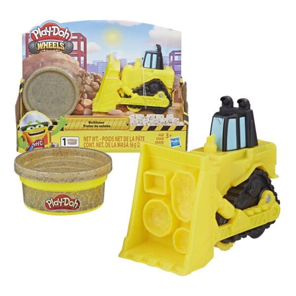 Play Doh Wheels mini buldožer Žuta