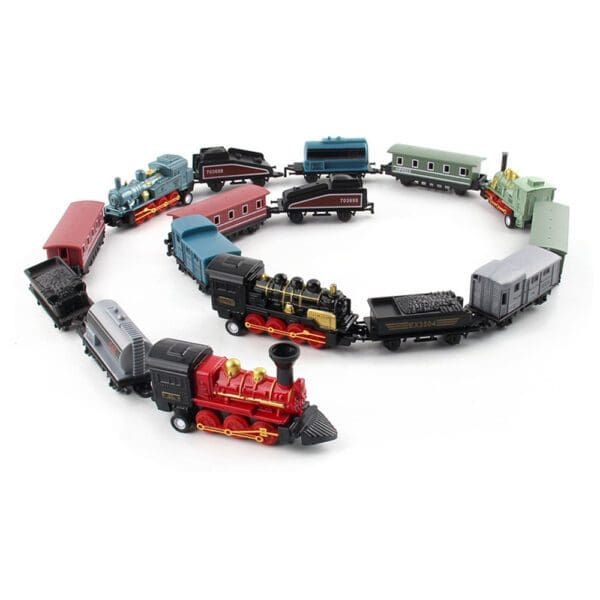 Vlak Die Cast igračka na potezanje