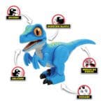 Dinos Unleashed Raptor Jr dinosaur koji hoda i grize