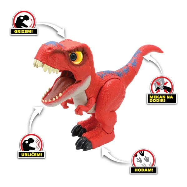 Dinos Unleashed T-Rex Jr dinosaur koji hoda i grize