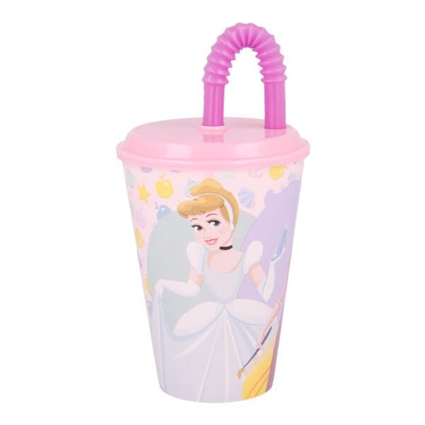 Dječja čaša sa slamkom 430ml Disney Princess