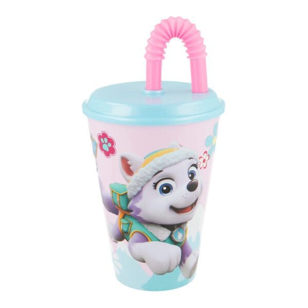 Dječja čaša sa slamkom 430ml Paw Patrol Girl