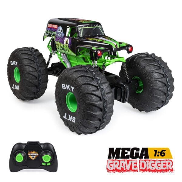 Monster Jam veliko vozilo na daljinsko upravljanje Mega Grave Digger