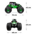 Auto na daljinski Monster Jam Mega Grave Digger Omjer 1:6