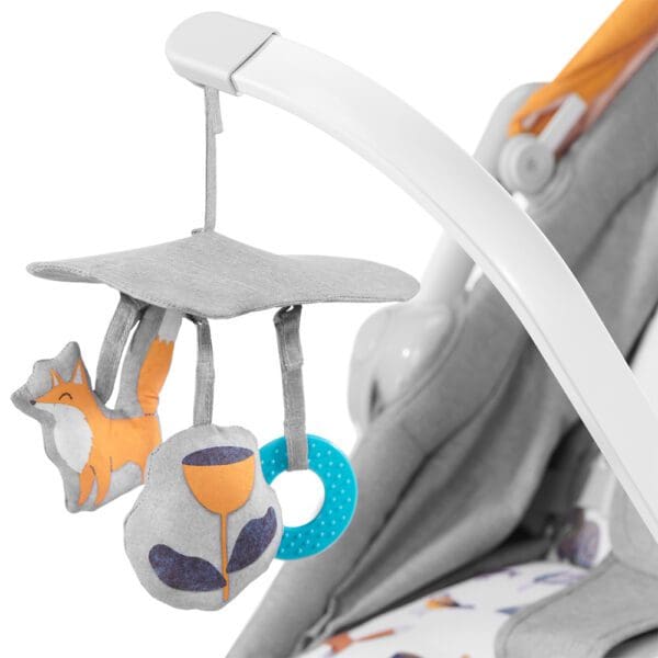 Ležaljka za bebe Kinderkraft Nola Luk s igračkama