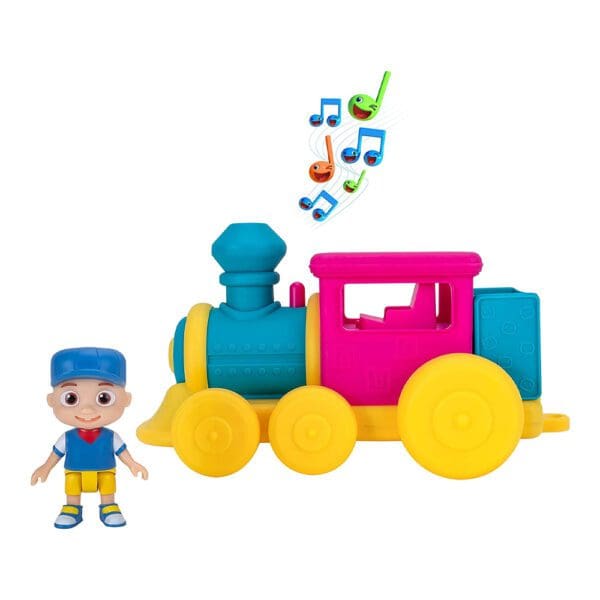 CoComelon glazbena igračka Vlak i figurica JJ