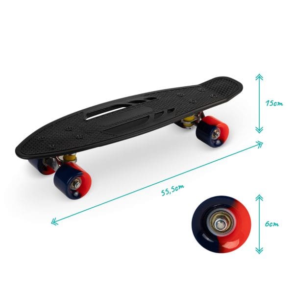 Dječji Skateboard QKids Galaxy Dimenzije