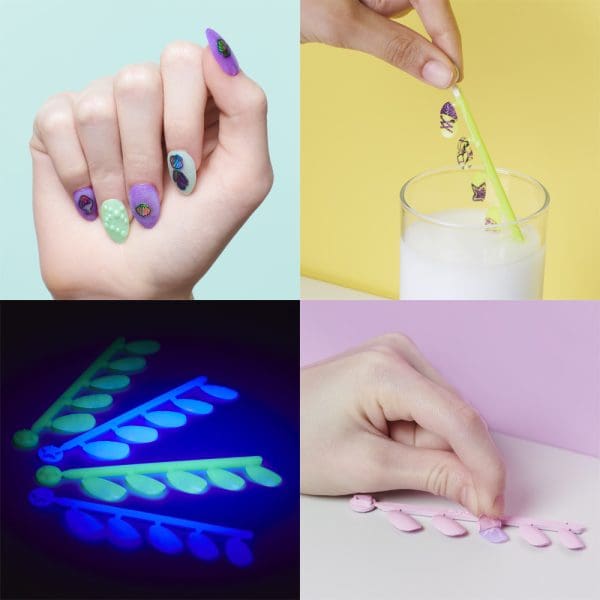 Go Glam Nail Surprise set s noktima koji svijetle u mraku