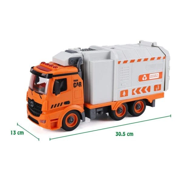 Set za sastavljanje Kamion za odvoz smeća Dimenzije