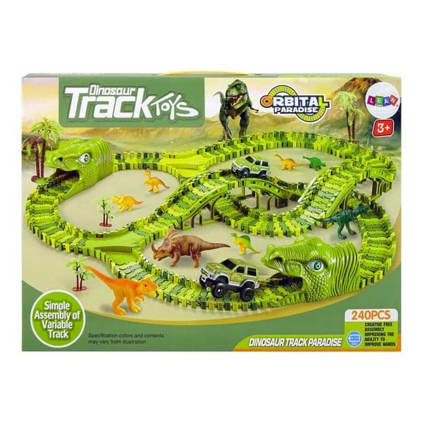 Set za igru Staza s autićem i dinosaurima Dinosaur Tracks
