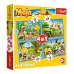 Trefl puzzle 4 u 1 Pčelica Maja