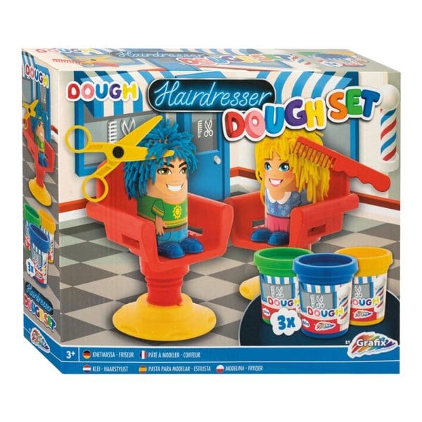 Grafix Frizerski salon Set plastelina s dodacima za igru