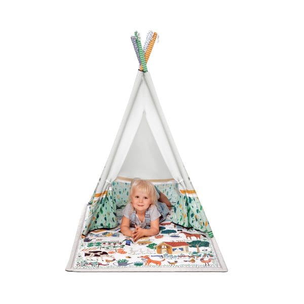 Tipi šator za djecu 3 u 1 Kinderkraft Little Gardener