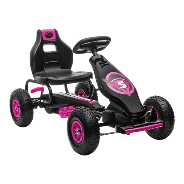 Dječji go kart na pedale Super Power G18 ružičasti