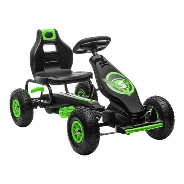 Dječji go kart na pedale Super Power G18 zeleni