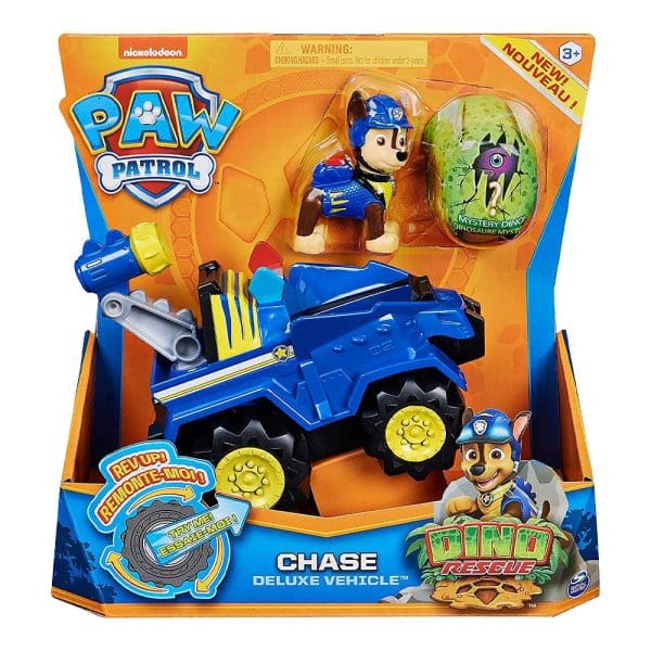 Paw Patrol Dino Rescue Deluxe vozilo Chase i jaje s iznenađenjem