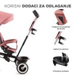 Dječji tricikl Kinderkraft Aston Dodaci za odlaganje