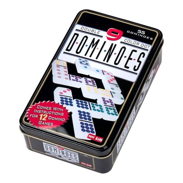 Igra domino 55 pločica u limenoj kutiji