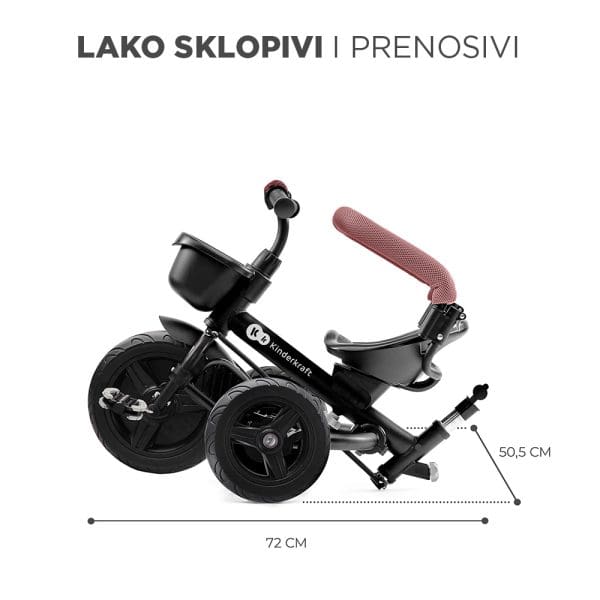 Sklopivi dječji tricikl Kinderkraft Aveo