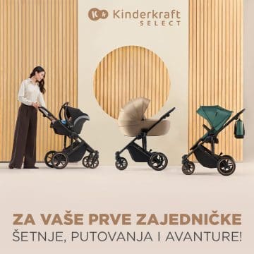 Kinderkraft Prime 2 dječja kolica 3 u 1