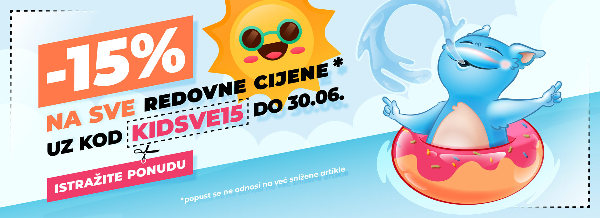 Popust 15% do 30.06.