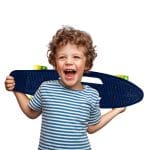 QKids Galaxy Dječji skateboard Lemon