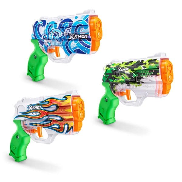 X-Shot pištolj na vodu u različitim bojama Nano Skins