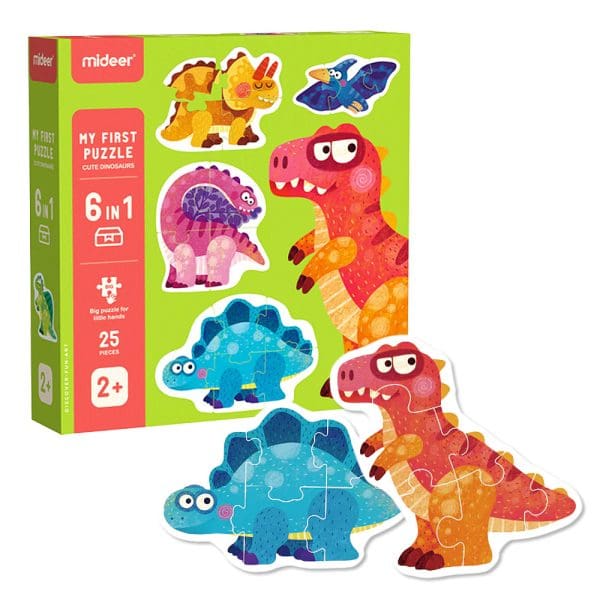 Moje prve puzzle Dinosaur Mideer