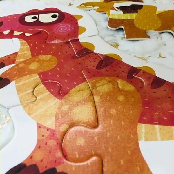 Moje prve puzzle za djecu Dinosaur Mideer 6 u 1