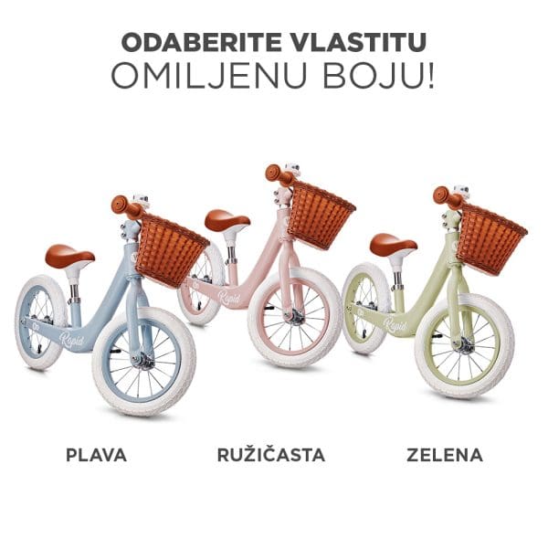 Bicikl bez pedala Kinderkraft Rapid Izbor boja