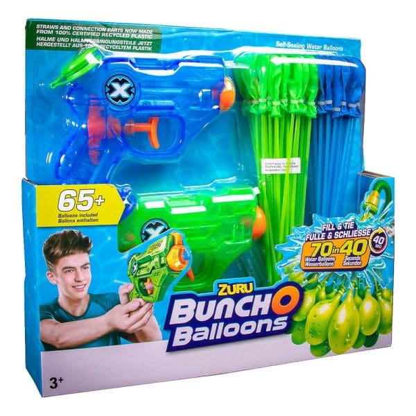 Bunch O Ballons set 2 vodena pištolja s balonima za brzo punjenje vodom