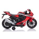 Dječji motor na akumulator s pomoćnim kotačima Honda CBR1000RR Crveni