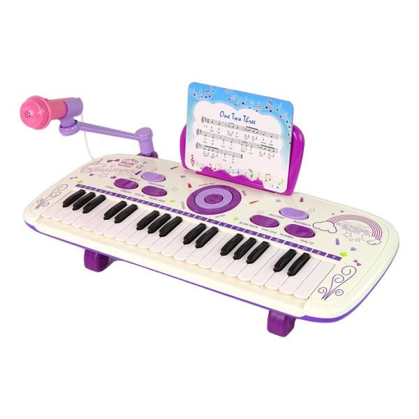 Klavijature s mikrofonom za djecu Rock Music Ružičasta