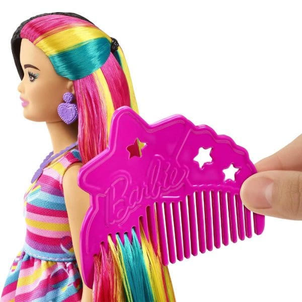 Lutka s češljem i dodacima za ukrašavanje Barbie Totally Hair