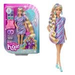 Lutka s dodacima Barbie Totally Hair Zvjezdice