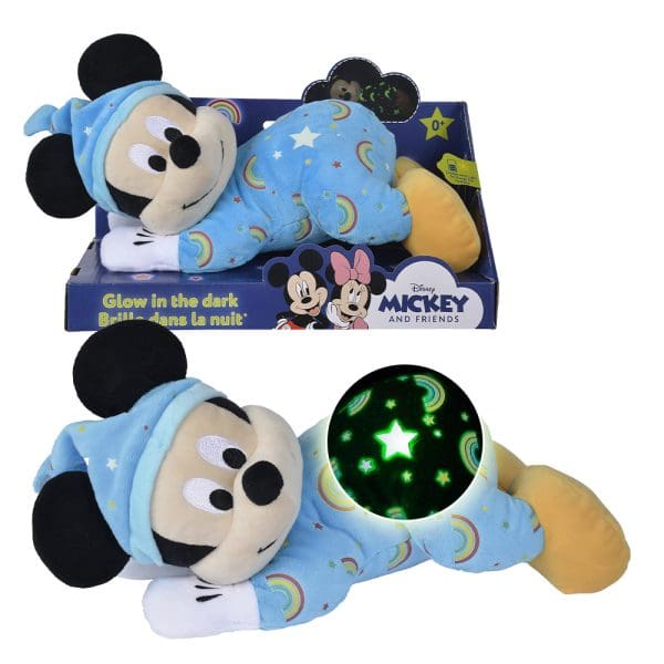 Plišana igračka Mickey Sjaji u mraku