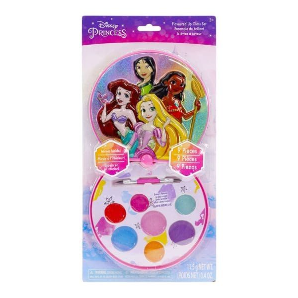 Set šminke za djevojčice sa sjajilima i ogledalcem Disney Princeze