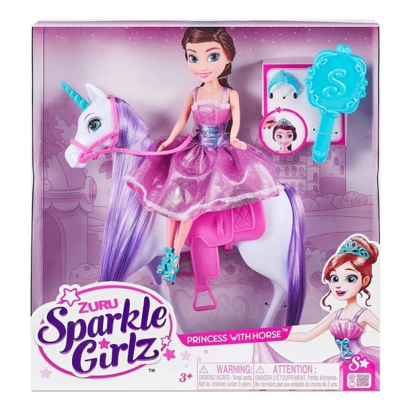 Sparkle Girlz dječja lutka princeza s jednorogom i dodacima