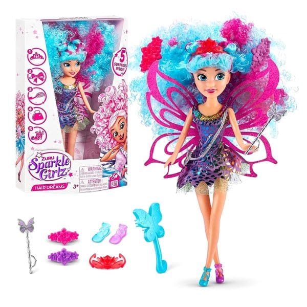 Sparkle Girlz lutka Hair Dreams Plava