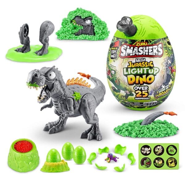 Smashers Mega Light Up Dino igračka T-rex sa svjetlima i zvukom