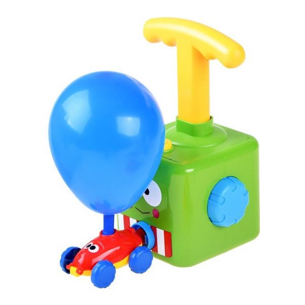 Dječji set vozila s pogonom na balon i pumpa za balone