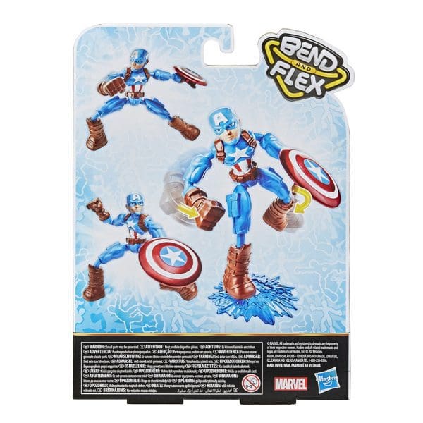 Marvel Avengers Bend & Flex akcijska figura s fleksibilnim zglobovima Kapetan Amerika