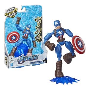 Marvel Avengers Bend & Flex figura Kapetan Amerika