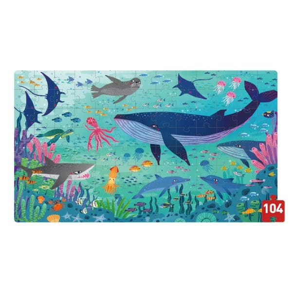 Mideer dječje puzzle u kovčegu Ocean 104 dijela