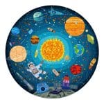 Sunčev sustav okrugle puzzle Mideer 150 dijelova