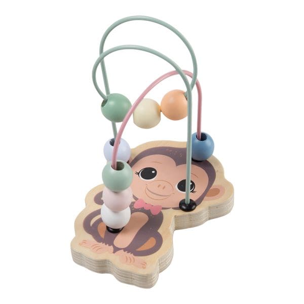 Jouéco drveni labirint s kuglicama Životinje Majmun